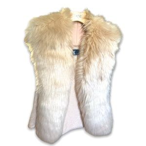 Love Token Faux Fur Vest | Size S